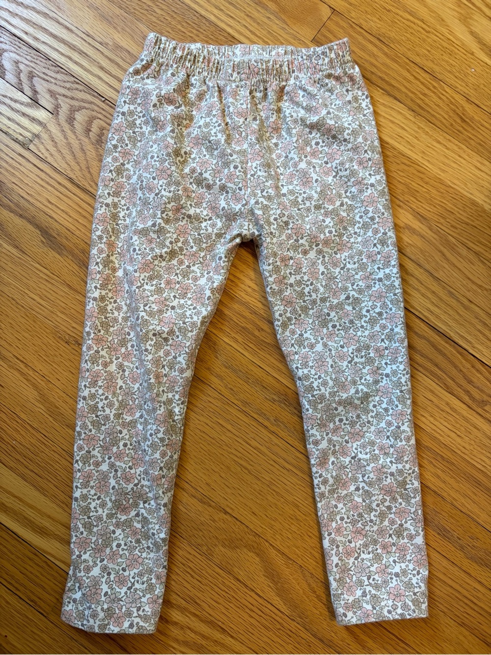 Jamie Kay Pink and Cream Floral Leggings